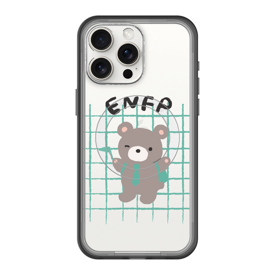 スリムプロテクションプレミアムケース with MagSafe［ オリジナル - ENFP 運動家 - キャラクター ］