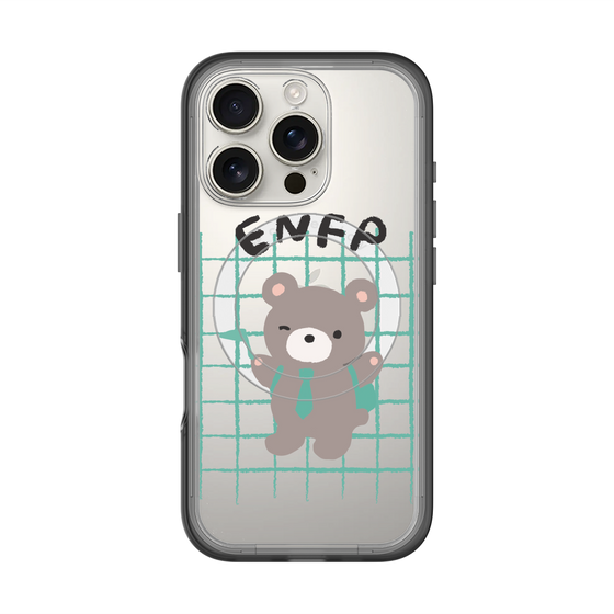 スリムプロテクションプレミアムケース with MagSafe［ オリジナル - ENFP 運動家 - キャラクター ］