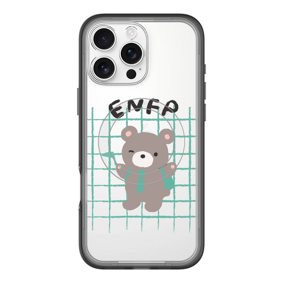 スリムプロテクションプレミアムケース with MagSafe［ オリジナル - ENFP 運動家 - キャラクター ］