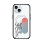 スリムプロテクションプレミアムケース with MagSafe［ オリジナル - ドットオーバーレイ - KEEP YOUR HEAD UP/A ］