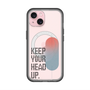 スリムプロテクションプレミアムケース with MagSafe［ オリジナル - ドットオーバーレイ - KEEP YOUR HEAD UP/A ］