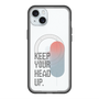スリムプロテクションプレミアムケース with MagSafe［ オリジナル - ドットオーバーレイ - KEEP YOUR HEAD UP/A ］