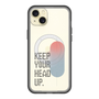 スリムプロテクションプレミアムケース with MagSafe［ オリジナル - ドットオーバーレイ - KEEP YOUR HEAD UP/A ］