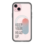 スリムプロテクションプレミアムケース with MagSafe［ オリジナル - ドットオーバーレイ - KEEP YOUR HEAD UP/A ］