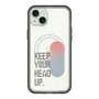 スリムプロテクションプレミアムケース with MagSafe［ オリジナル - ドットオーバーレイ - KEEP YOUR HEAD UP/A ］