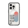 スリムプロテクションプレミアムケース with MagSafe［ オリジナル - ドットオーバーレイ - KEEP YOUR HEAD UP/A ］