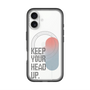 スリムプロテクションプレミアムケース with MagSafe［ オリジナル - ドットオーバーレイ - KEEP YOUR HEAD UP/A ］