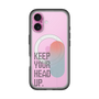 スリムプロテクションプレミアムケース with MagSafe［ オリジナル - ドットオーバーレイ - KEEP YOUR HEAD UP/A ］