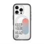 スリムプロテクションプレミアムケース with MagSafe［ オリジナル - ドットオーバーレイ - KEEP YOUR HEAD UP/A ］