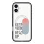 スリムプロテクションプレミアムケース with MagSafe［ オリジナル - ドットオーバーレイ - KEEP YOUR HEAD UP/A ］