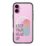 スリムプロテクションプレミアムケース with MagSafe［ オリジナル - ドットオーバーレイ - KEEP YOUR HEAD UP/A ］
