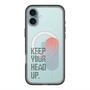 スリムプロテクションプレミアムケース with MagSafe［ オリジナル - ドットオーバーレイ - KEEP YOUR HEAD UP/A ］