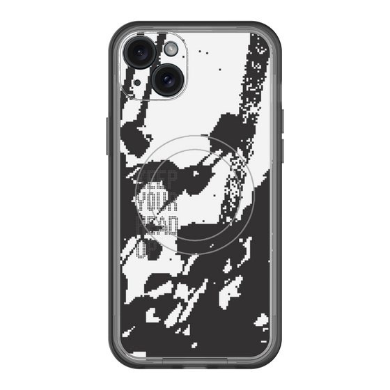 スリムプロテクションプレミアムケース with MagSafe［ オリジナル - ドットオーバーレイ - KEEP YOUR HEAD UP/C ］