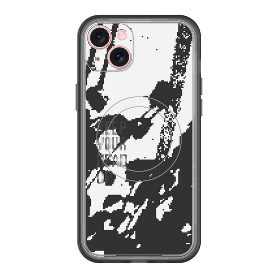 スリムプロテクションプレミアムケース with MagSafe［ オリジナル - ドットオーバーレイ - KEEP YOUR HEAD UP/C ］