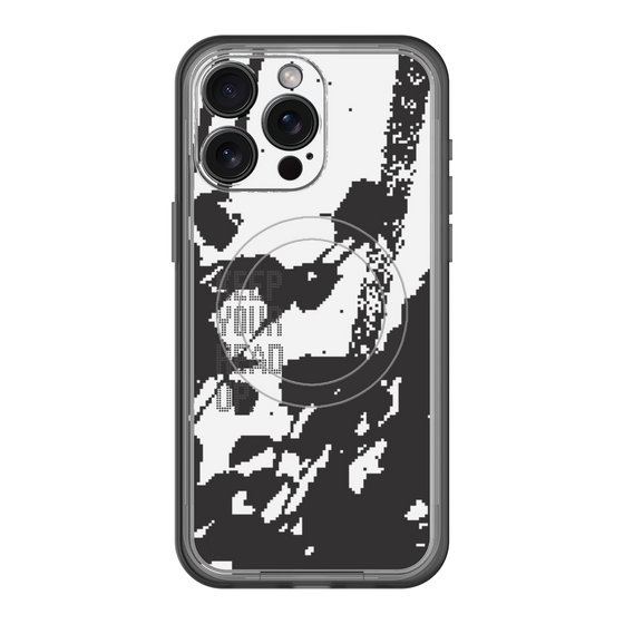 スリムプロテクションプレミアムケース with MagSafe［ オリジナル - ドットオーバーレイ - KEEP YOUR HEAD UP/C ］