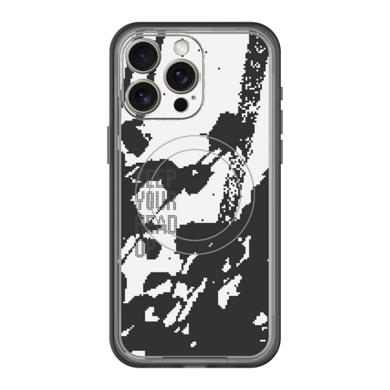 スリムプロテクションプレミアムケース with MagSafe［ オリジナル - ドットオーバーレイ - KEEP YOUR HEAD UP/C ］