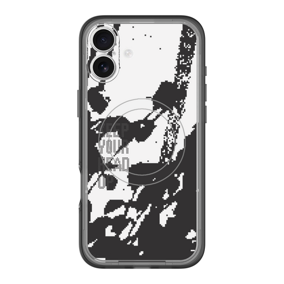 スリムプロテクションプレミアムケース with MagSafe［ オリジナル - ドットオーバーレイ - KEEP YOUR HEAD UP/C ］