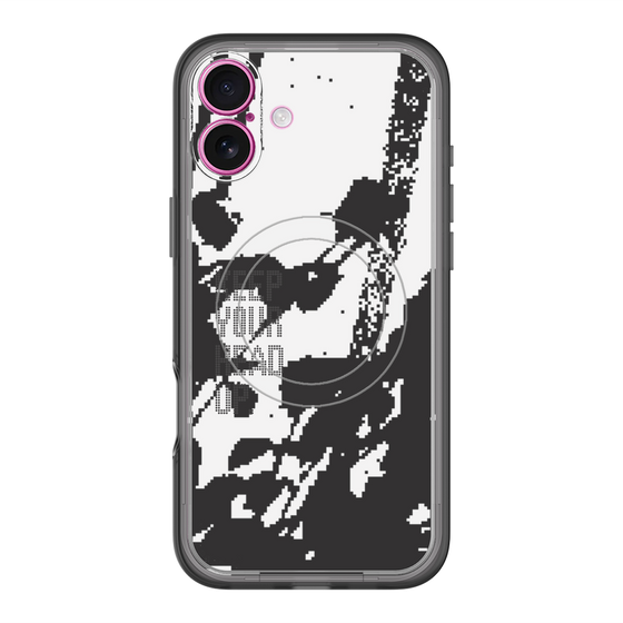 スリムプロテクションプレミアムケース with MagSafe［ オリジナル - ドットオーバーレイ - KEEP YOUR HEAD UP/C ］
