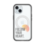 スリムプロテクションプレミアムケース with MagSafe［ オリジナル - ドットオーバーレイ - FOLLOW YOUR HEART/A ］