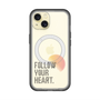 スリムプロテクションプレミアムケース with MagSafe［ オリジナル - ドットオーバーレイ - FOLLOW YOUR HEART/A ］