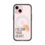 スリムプロテクションプレミアムケース with MagSafe［ オリジナル - ドットオーバーレイ - FOLLOW YOUR HEART/A ］