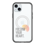 スリムプロテクションプレミアムケース with MagSafe［ オリジナル - ドットオーバーレイ - FOLLOW YOUR HEART/A ］