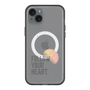 スリムプロテクションプレミアムケース with MagSafe［ オリジナル - ドットオーバーレイ - FOLLOW YOUR HEART/A ］