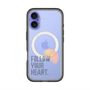 スリムプロテクションプレミアムケース with MagSafe［ オリジナル - ドットオーバーレイ - FOLLOW YOUR HEART/A ］