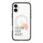 スリムプロテクションプレミアムケース with MagSafe［ オリジナル - ドットオーバーレイ - FOLLOW YOUR HEART/A ］