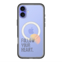 スリムプロテクションプレミアムケース with MagSafe［ オリジナル - ドットオーバーレイ - FOLLOW YOUR HEART/A ］