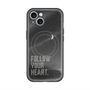 スリムプロテクションプレミアムケース with MagSafe［ オリジナル - ドットオーバーレイ - FOLLOW YOUR HEART/B ］