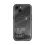 スリムプロテクションプレミアムケース with MagSafe［ オリジナル - ドットオーバーレイ - FOLLOW YOUR HEART/B ］