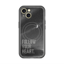 スリムプロテクションプレミアムケース with MagSafe［ オリジナル - ドットオーバーレイ - FOLLOW YOUR HEART/B ］