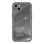 スリムプロテクションプレミアムケース with MagSafe［ オリジナル - ドットオーバーレイ - FOLLOW YOUR HEART/B ］