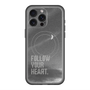 スリムプロテクションプレミアムケース with MagSafe［ オリジナル - ドットオーバーレイ - FOLLOW YOUR HEART/B ］