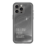 スリムプロテクションプレミアムケース with MagSafe［ オリジナル - ドットオーバーレイ - FOLLOW YOUR HEART/B ］