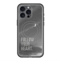 スリムプロテクションプレミアムケース with MagSafe［ オリジナル - ドットオーバーレイ - FOLLOW YOUR HEART/B ］