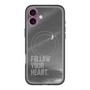 スリムプロテクションプレミアムケース with MagSafe［ オリジナル - ドットオーバーレイ - FOLLOW YOUR HEART/B ］
