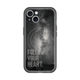 スリムプロテクションプレミアムケース with MagSafe［ オリジナル - ドットオーバーレイ - FOLLOW YOUR HEART/C ］
