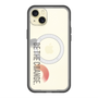 スリムプロテクションプレミアムケース with MagSafe［ オリジナル - ドットオーバーレイ - BE THE CHANGE/A ］