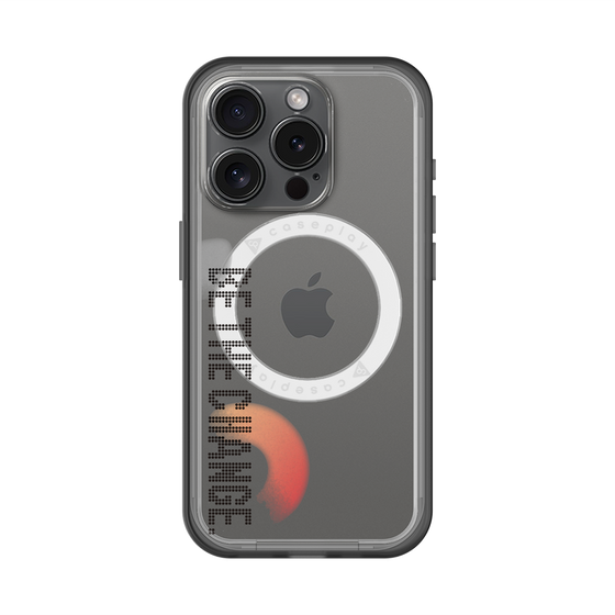 スリムプロテクションプレミアムケース with MagSafe［ オリジナル - ドットオーバーレイ - BE THE CHANGE/A ］
