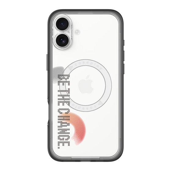 スリムプロテクションプレミアムケース with MagSafe［ オリジナル - ドットオーバーレイ - BE THE CHANGE/A ］