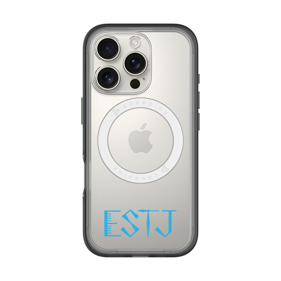 スリムプロテクションプレミアムケース with MagSafe［ オリジナル - ESTJ 幹部 - アルファベット ］