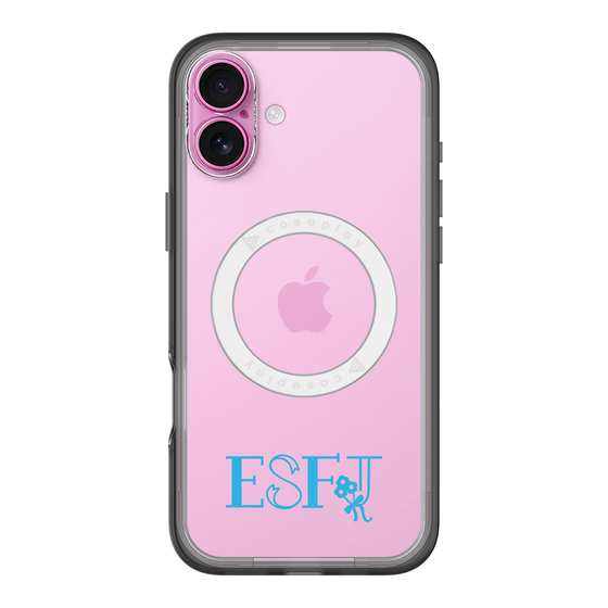 スリムプロテクションプレミアムケース with MagSafe［ オリジナル - ESFJ 領事 - アルファベット ］