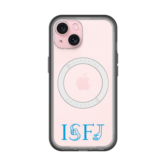 スリムプロテクションプレミアムケース with MagSafe［ オリジナル - ISFJ 擁護者 - アルファベット ］