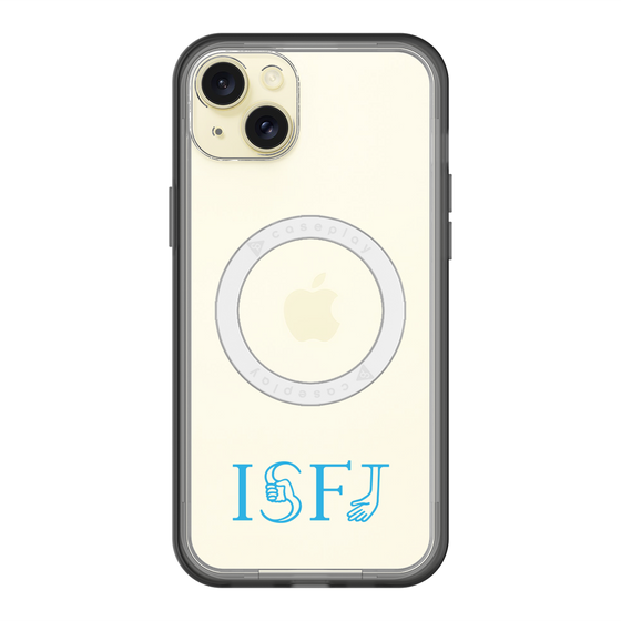 スリムプロテクションプレミアムケース with MagSafe［ オリジナル - ISFJ 擁護者 - アルファベット ］