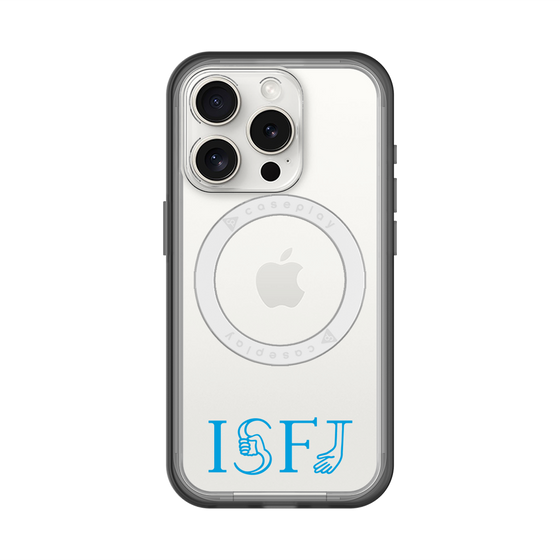 スリムプロテクションプレミアムケース with MagSafe［ オリジナル - ISFJ 擁護者 - アルファベット ］