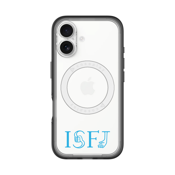 スリムプロテクションプレミアムケース with MagSafe［ オリジナル - ISFJ 擁護者 - アルファベット ］