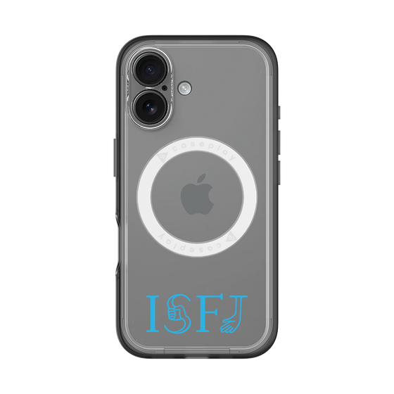 スリムプロテクションプレミアムケース with MagSafe［ オリジナル - ISFJ 擁護者 - アルファベット ］