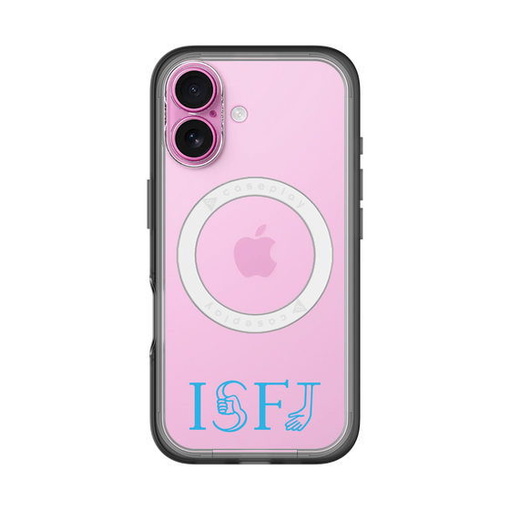 スリムプロテクションプレミアムケース with MagSafe［ オリジナル - ISFJ 擁護者 - アルファベット ］